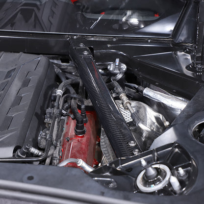 Real Carbon Fiber Engine Bay Tank Panel Cover Frame Trim For Corvette C8 2020-26 - Styles 11-15 13