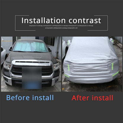 Full Car Cover Outdoor Waterproof Sun Heat Resistant For Toyota Tundra 2007-2021 7