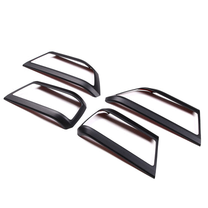 Matte Black Inner Door Handle Trim Cover For Land Rover Defender 110 2020-23 5