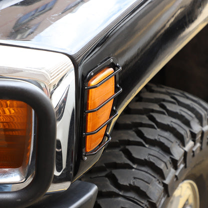 Carbon Steel Side Turn Signal Light Cover Trim Frame for Hummer H3 05-09 US 7