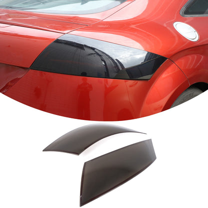 ABS Transparent Gray Rear Tail Light Smoked Cover Trim For Audi TT 2008-14 11