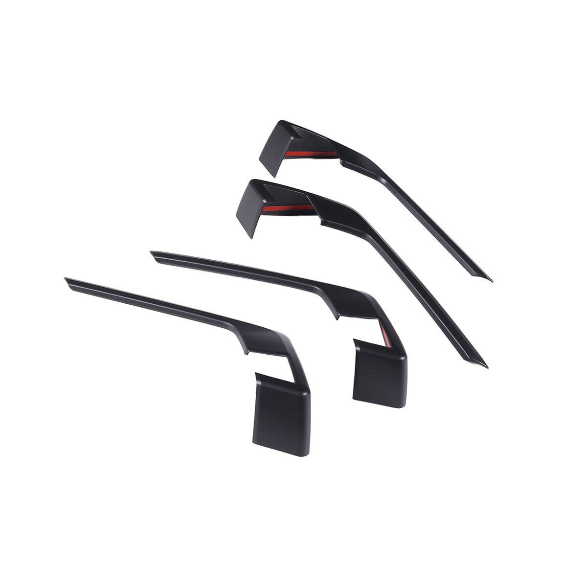 Matte Black ABS Interior Decoration Cover Trim Kit For Toyota Tundra 2022-26 US - Variants 21-25 36