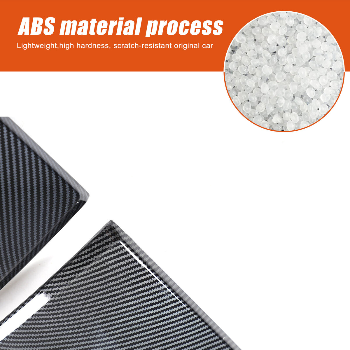 ABS Carbon Fiber Headlight Eyebrow Eyelid Cover Trim For Mitsubishi L200 2024-25 16