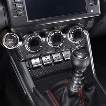 Carbon Fiber Console Air condition Panel Trim For Toyota86 Subaru BRZ 2022 US 8