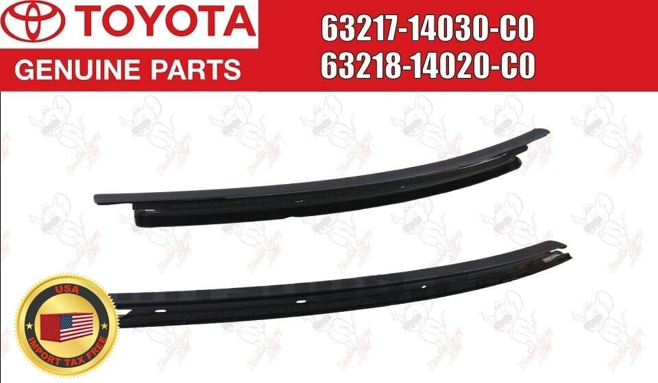 Toyota Supra JZA80 Targa Top Removable Roof Molding Left Right Pairs OEM Genuine 1