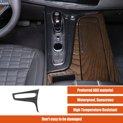Carbon Fiber ABS Center Control Gear Trim Panel For Cadillac Escalade 21-23 US 14