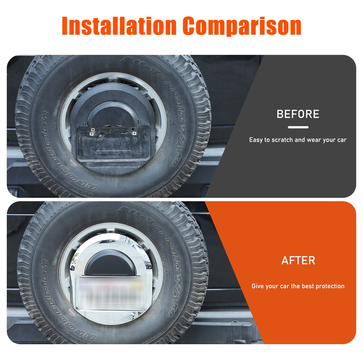 Replace Spare Tire License Plate Base For Hummer H2 2003-09 OE:25782333 13