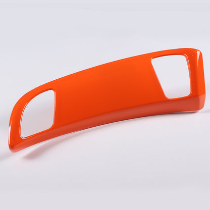 Orange Co-pilot Dashboard Panel Decor Cover Trim For Corvette C7 2014-2019 5