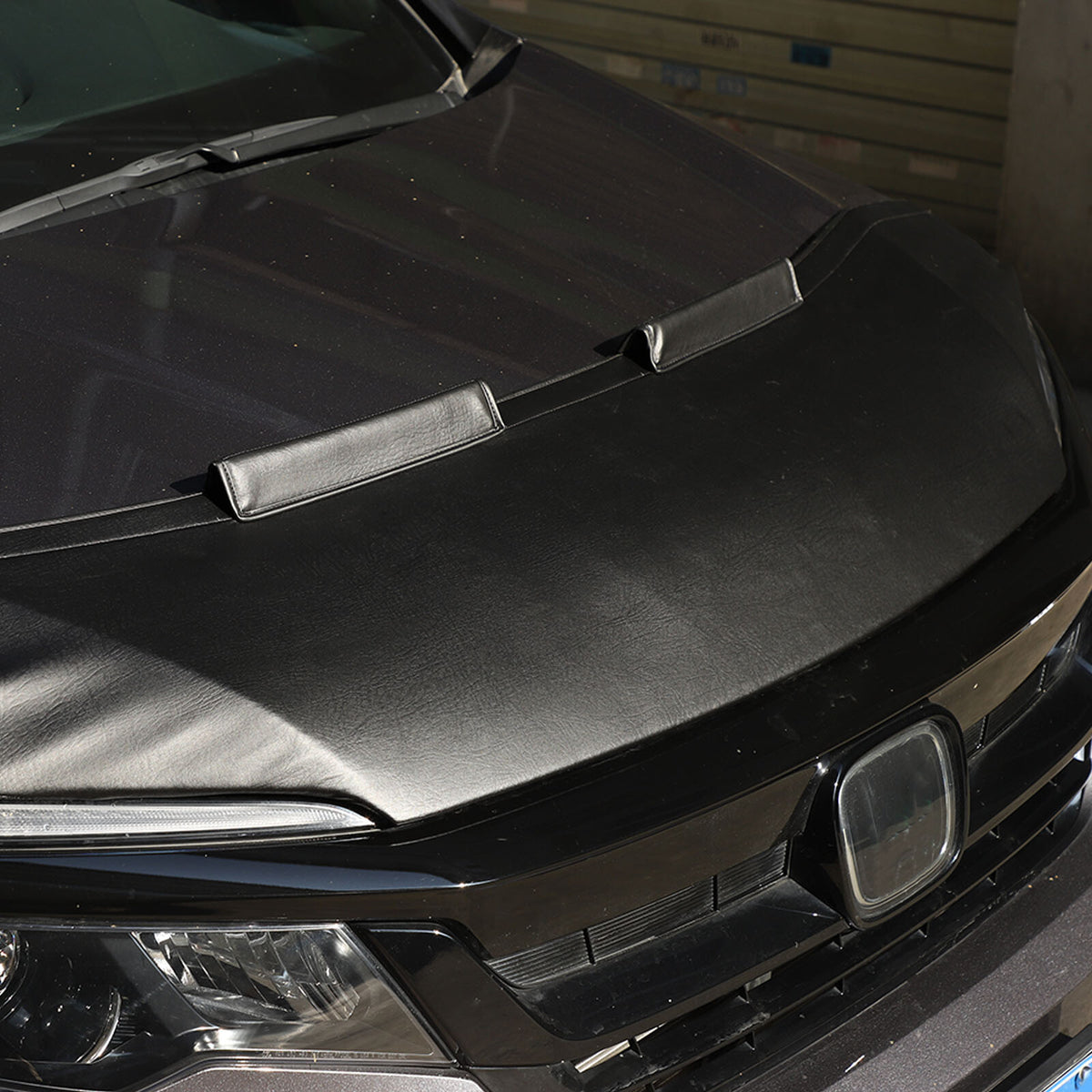 Black Car Bonnet Hood Bra Protector Mask Cover For Honda Pilot 2015-2022 US 6