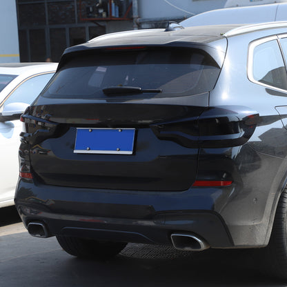 For BMW X3 G01 2018-2021 Smoke Black ABS Rear Tail Light Lamp Guards Cover Trim 18