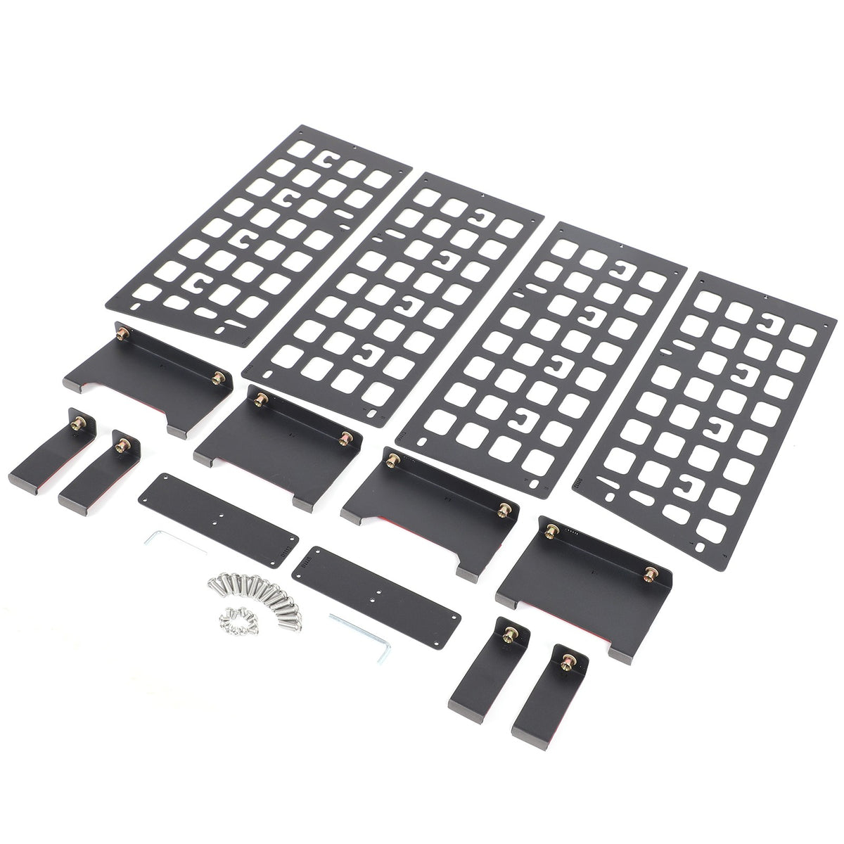Carbon Steel Aluminum Rear Side Window Molle Panel For Hummer H2 2003-07 US 13