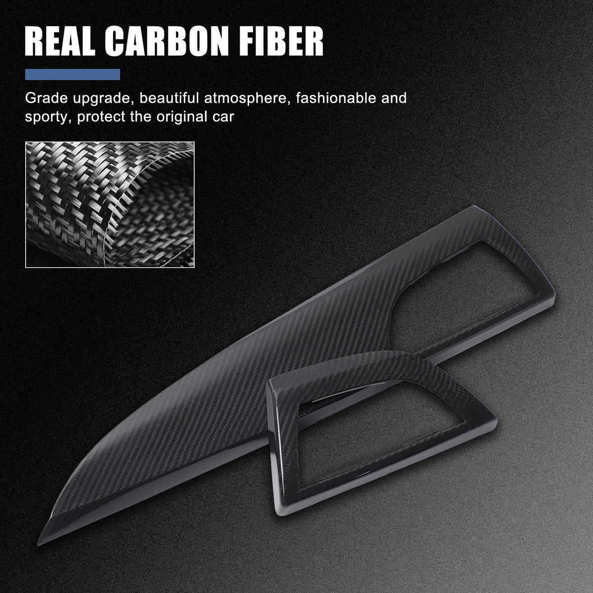 Real Carbon Fiber Center Dash Panel Trim For BMW 1 2 F20 F21 F22 F23 12-17 US 8