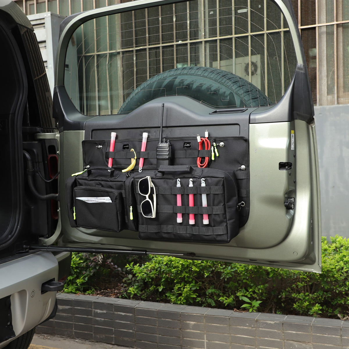 Cargo Rear Door Tailgate Trunk Storage Bag For Land Rover Defender L663 2020+ 2