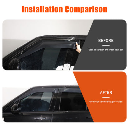 For Range Rover Vogue L460 2023+ Window Wind Visor Rain Guard Vent Deflector 20