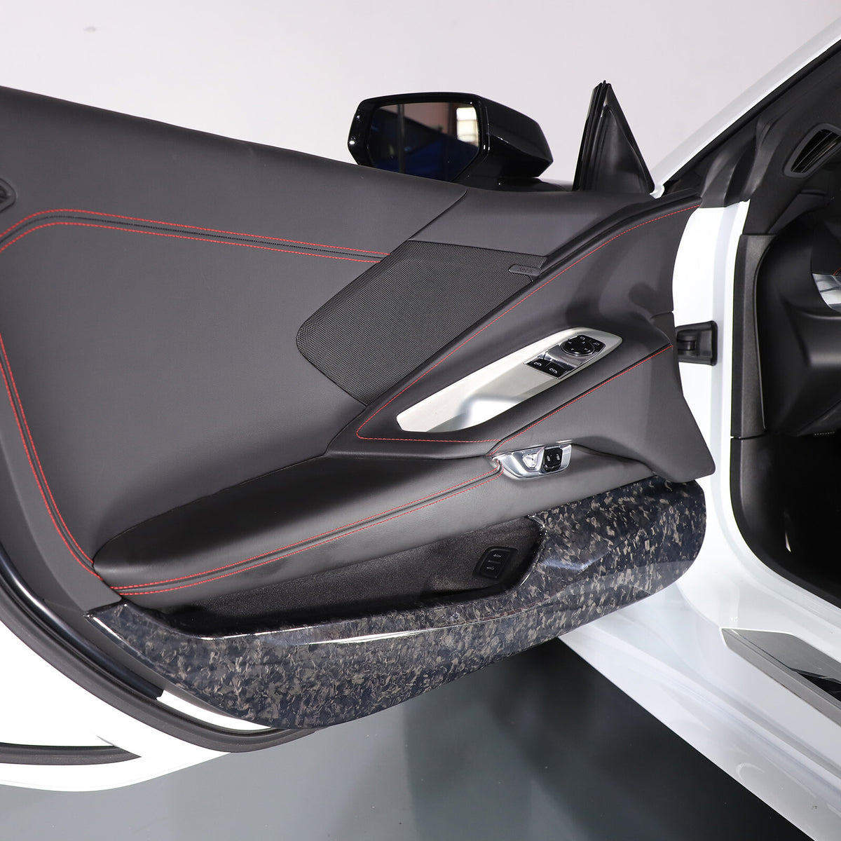 Forged Real Carbon Fiber Full Interior Set Cover Trim Kit For Corvette C8 20-25 - Variants 36-40 37