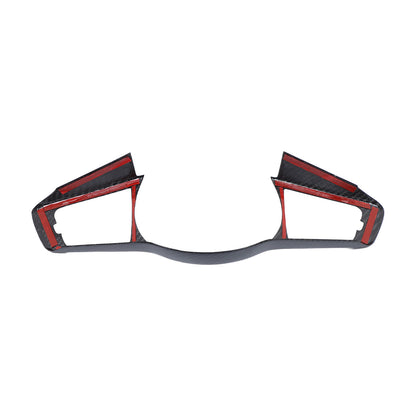 Real Carbon Fiber Steering Wheel Button Cover Trim For Nissan Z RZ34 400Z 2023+ 7