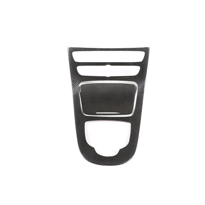 Real Carbon Fiber Center Gear Shift Panel Trim For Benz E-Class W213 2016-18 11