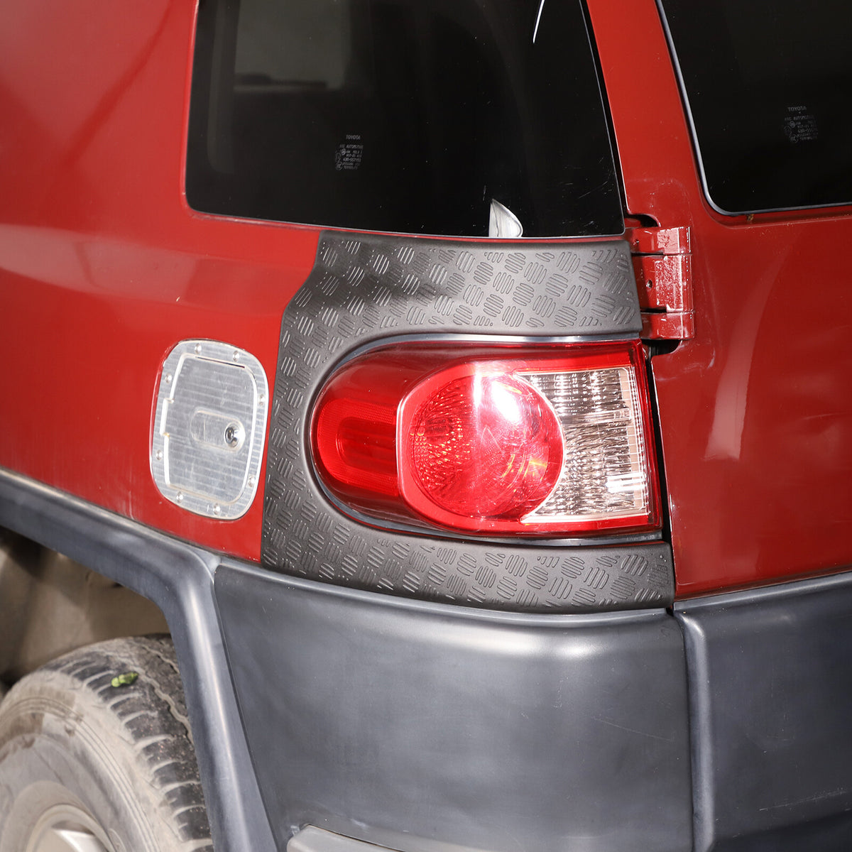 Rear Tail Light Anti Scratch Resistant Panel Trim For Toyota FJ Cruiser 2007-21 10