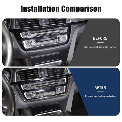 Real Carbon Fiber Center Trim For BMW 3/4 Series F30/F32/F80/F82 M3 M4 2014-19 9