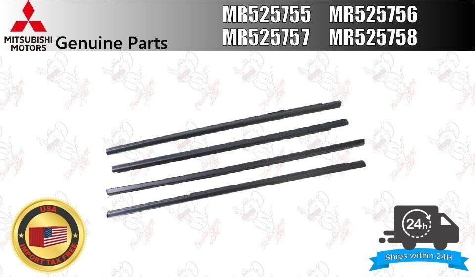 MITSUBISHI OEM Molding Front & Rear Set MR525755-58 For LANCER EVO 7/8/9 CT9A 1