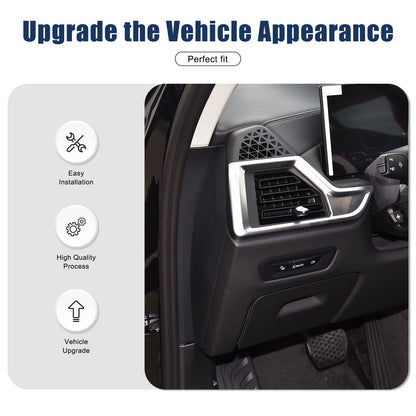 Real Carbon Fiber Dashboard Vent Trim Frame For BMW X5 G05 X6 G06 X7 G07 2023+ 15