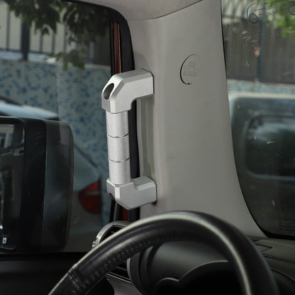 For Toyota FJ Cruiser 07-21 A-Pillar Grab Handle Replacement Aluminium Silver US 5