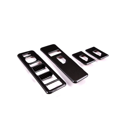 ABS Carbon Fiber Interior Full Set Panel Cover Trim for Hummer H2 2003-2007 - Styles 1-5 35