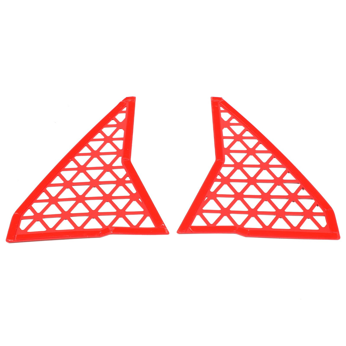 Red Alloy Front Bulkhead Engine Bay Decor Trim For Corvette C8 2020+ 17