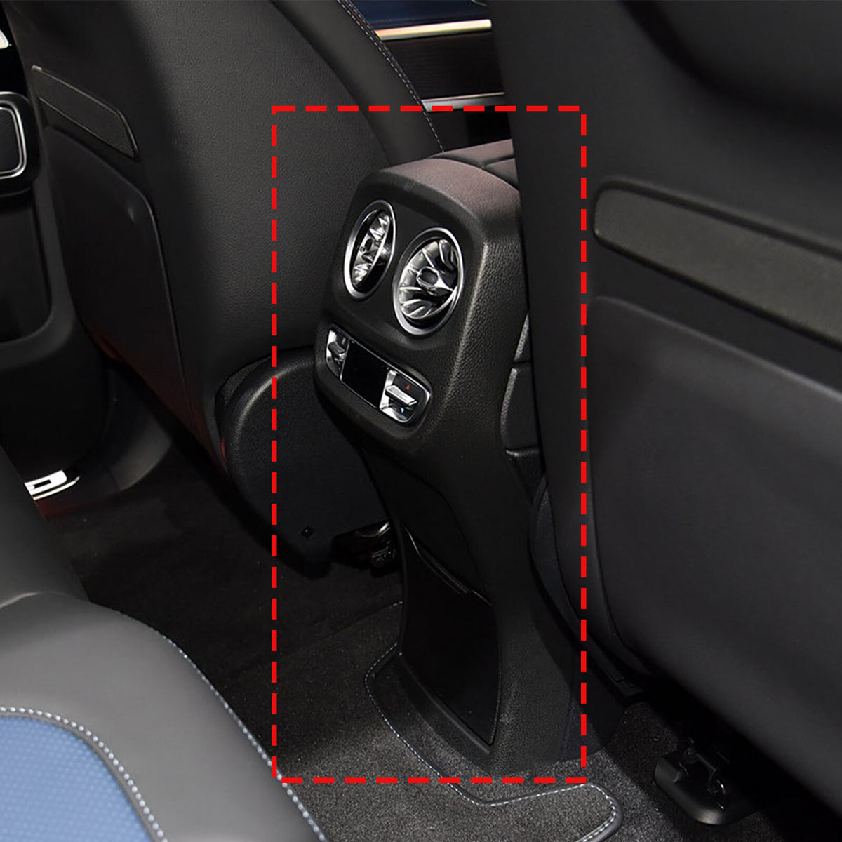 Honeycomb Carbon Fiber Rear Air Vent Outlet Trim For Benz G-Class W463 21-23 7