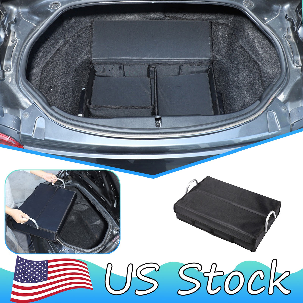 Rear Trunk Storage Box Organizer Tray For Mazda MX-5 Miata 2016+ US 1