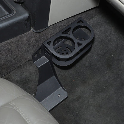 Black Aluminum Passenger Side Seat Cup Holder Bracket For Hummer H2 2003-2009 1