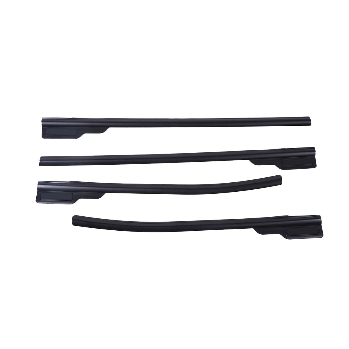 Black Car Window Bottom Strip Cover Trim For Ford Ranger 2015-2021 6