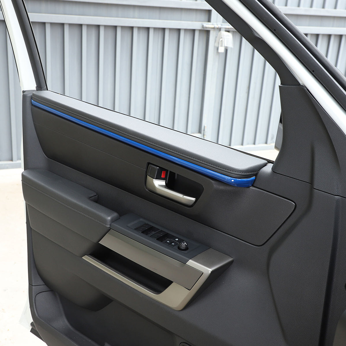 ABS Blue Car Center Panel Trim Interior Accessories For Toyota Tundra 2022-2026 - Variants 6-10 14