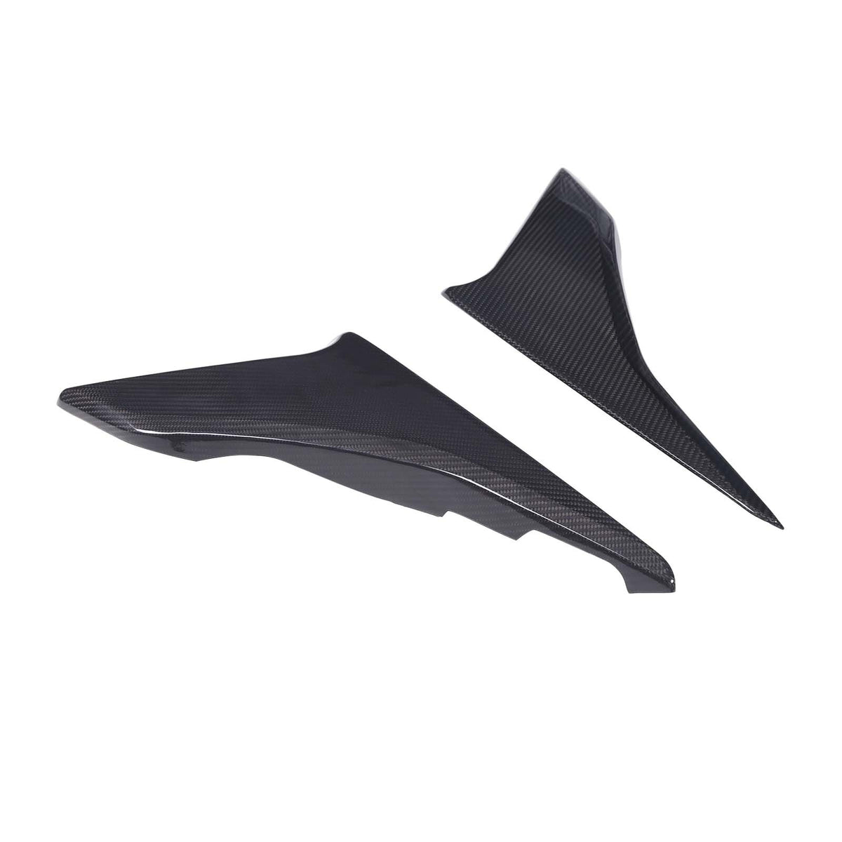 Real Dry Carbon Fiber Interior Door Panel Decor Cover Trim For Corvette C8 20-26 11