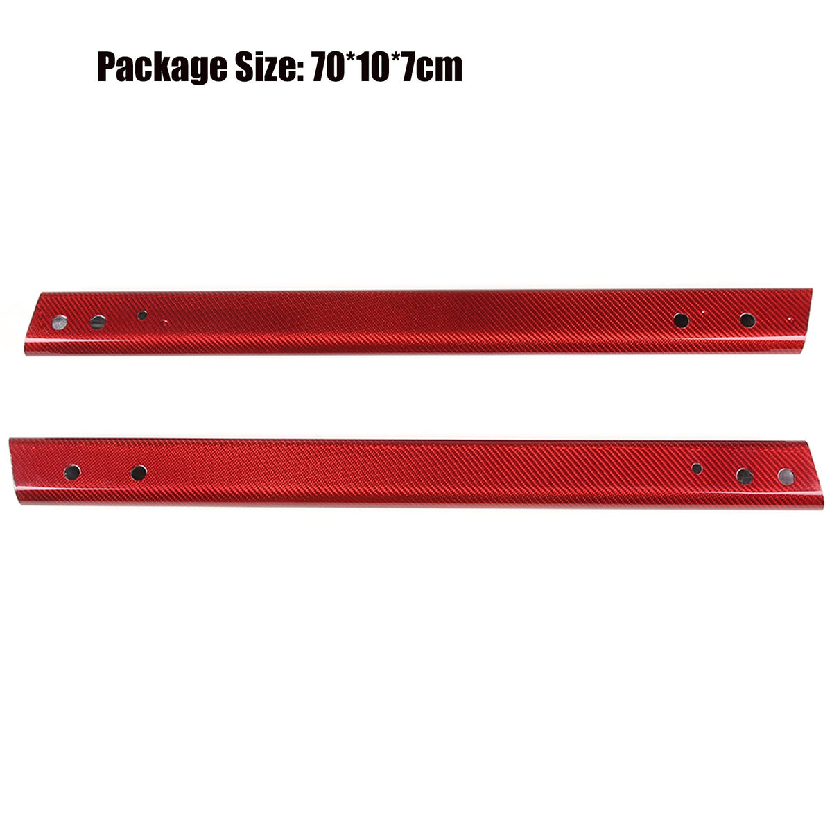 Red Real Carbon fiber Engine Bay Crossmember Panel Trim For Corvette C8 20-26 2