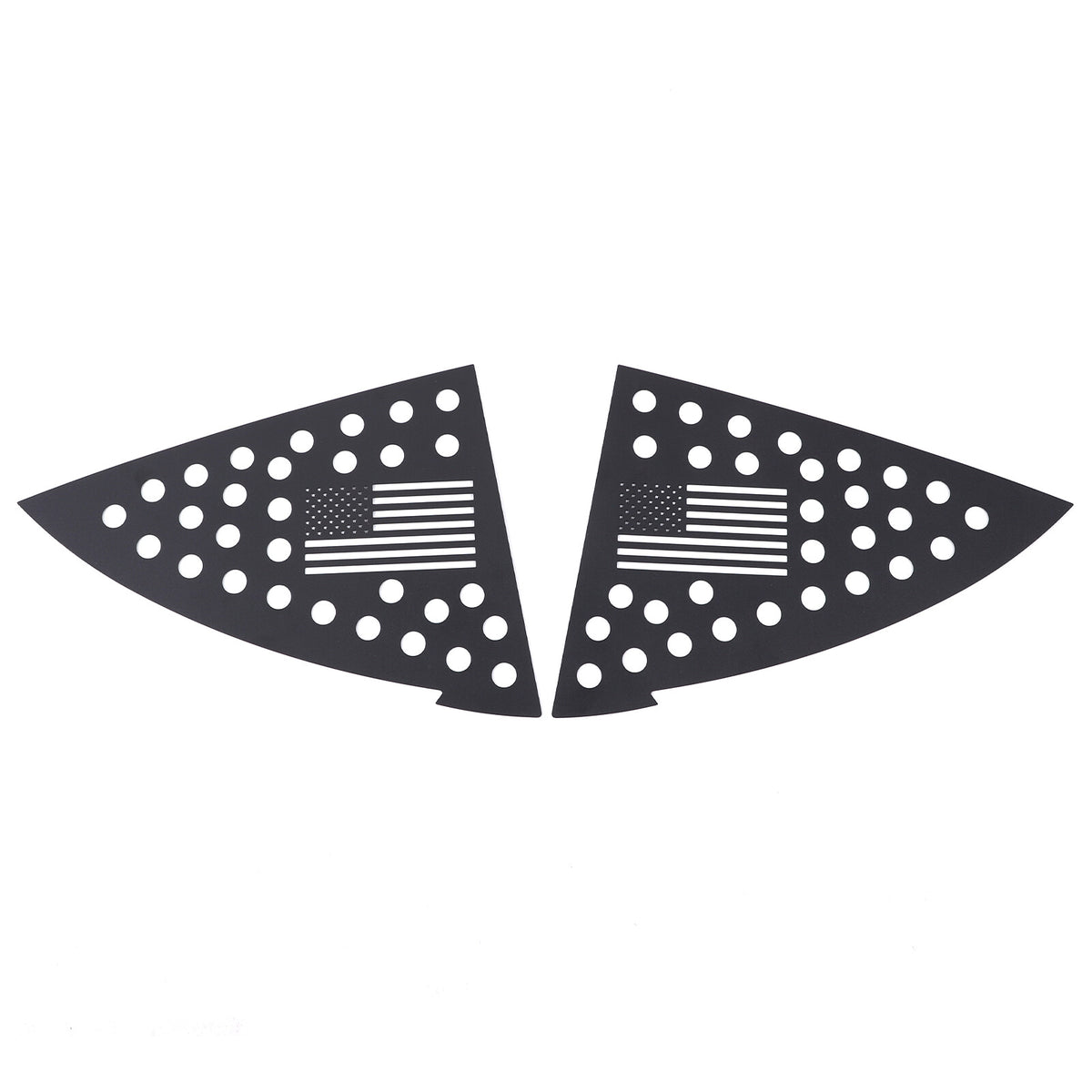 Honeycomb Exterior Rear Quarter Door Window Pillar Trim For Tesla Model Y 5