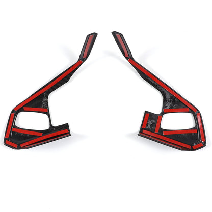 Carbon Fiber ABS Interior Full Decor Cover Trim Kit For Corvette C8 2020-2025 - Styles 1-5 38