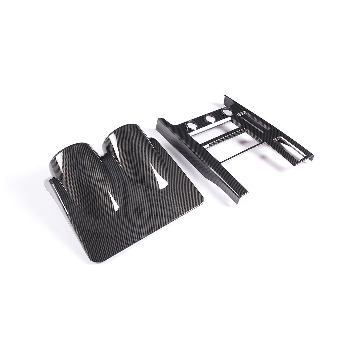 For Hummer H2 2003-2007 Center Air Vent Trim Cover Panel Carbon Fiber Style 11