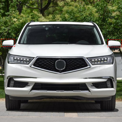 Carbon Fiber ABS Exterior Mirror Cover Trim For Acura MDX 2022-2024 2