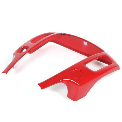 Red ABS Center Console Air Outlet Panel Frame Trim For Nissan 370Z Z34 2009-20 4