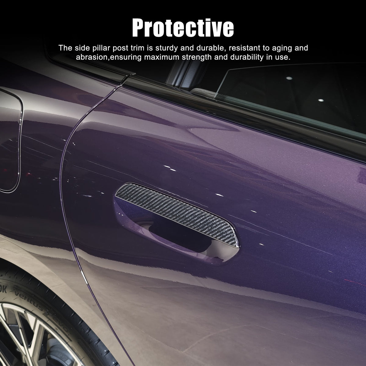 Real Carbon Fiber Exterior Door Handle Trim For BMW 2 Series Coupe G42 2022+ 20
