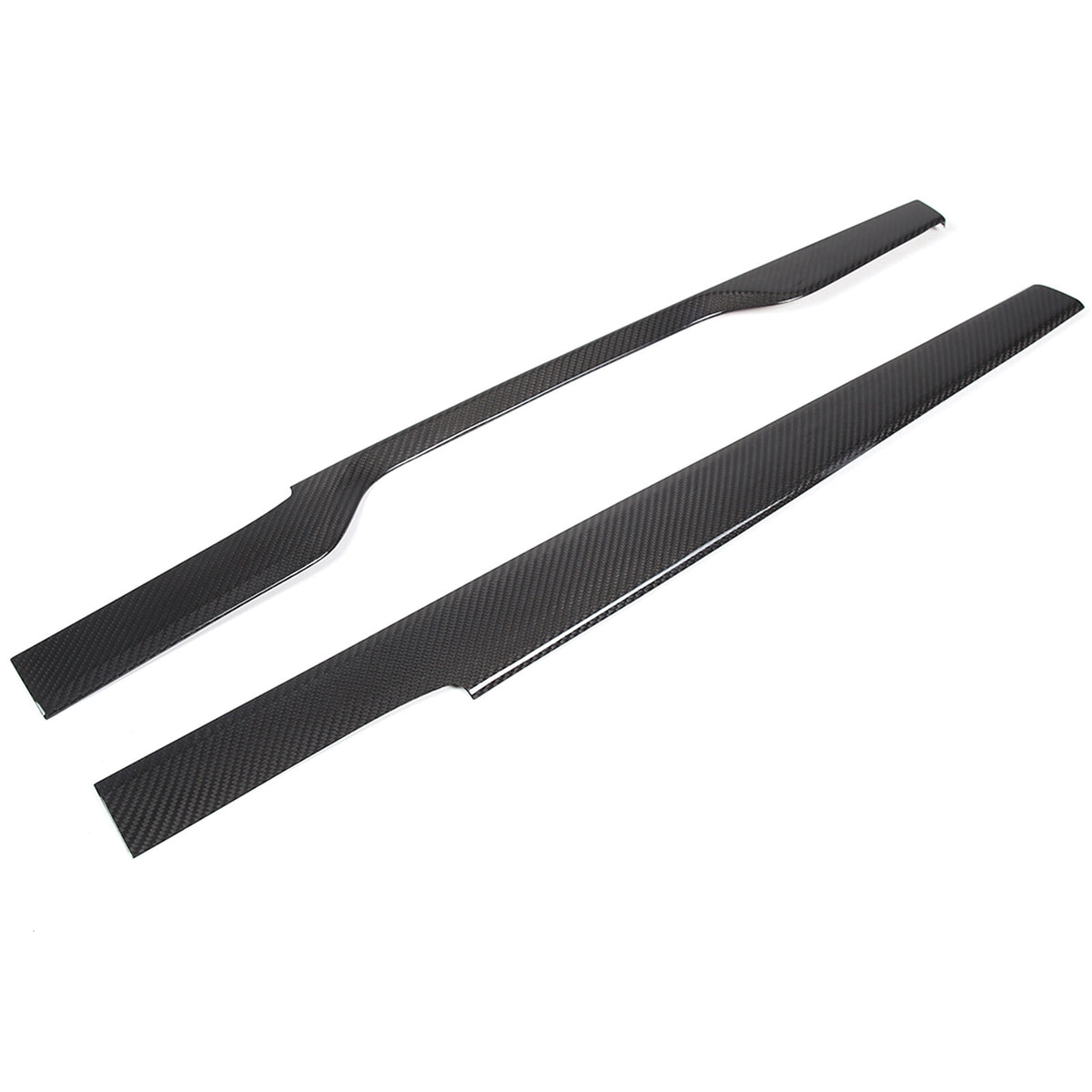 Real Dry Carbon Fiber Center Console Interior Trim Cover For Tesla Model S 23+ 83