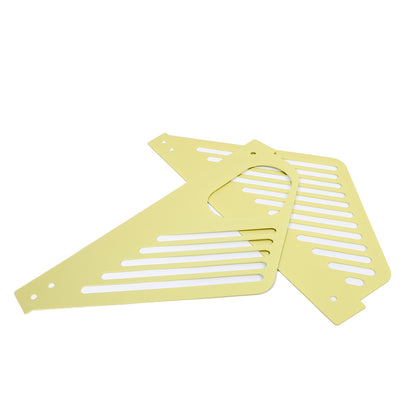 Yellow Engine Bay Side Panel Cover Overlay Coupe For Corvette C8 2020-26 11