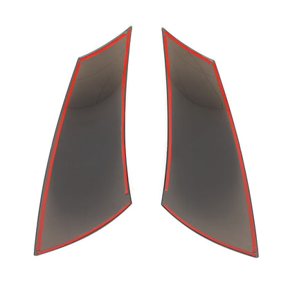 ABS Transparent Gray Rear Tail Light Smoked Cover Trim For Audi TT 2008-14 12