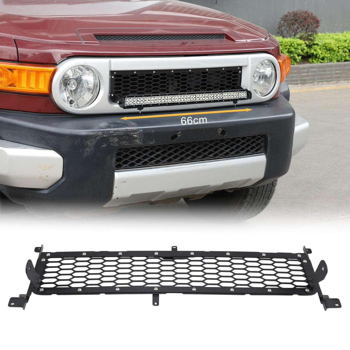 Steel Front Grille Light Mount Bracket For Toyota FJ Cruiser 2007-2021 US 6
