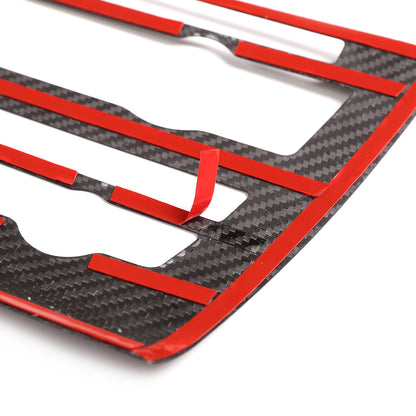 17PCS Real Dry Carbon Fiber Interior Trim Decor Cover For BMW X5 F15 2014-2018 18