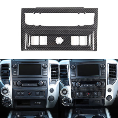 Center Console Interior Trim Cover Full Set Kit For Nissan Titan 4 door 2016-23 16