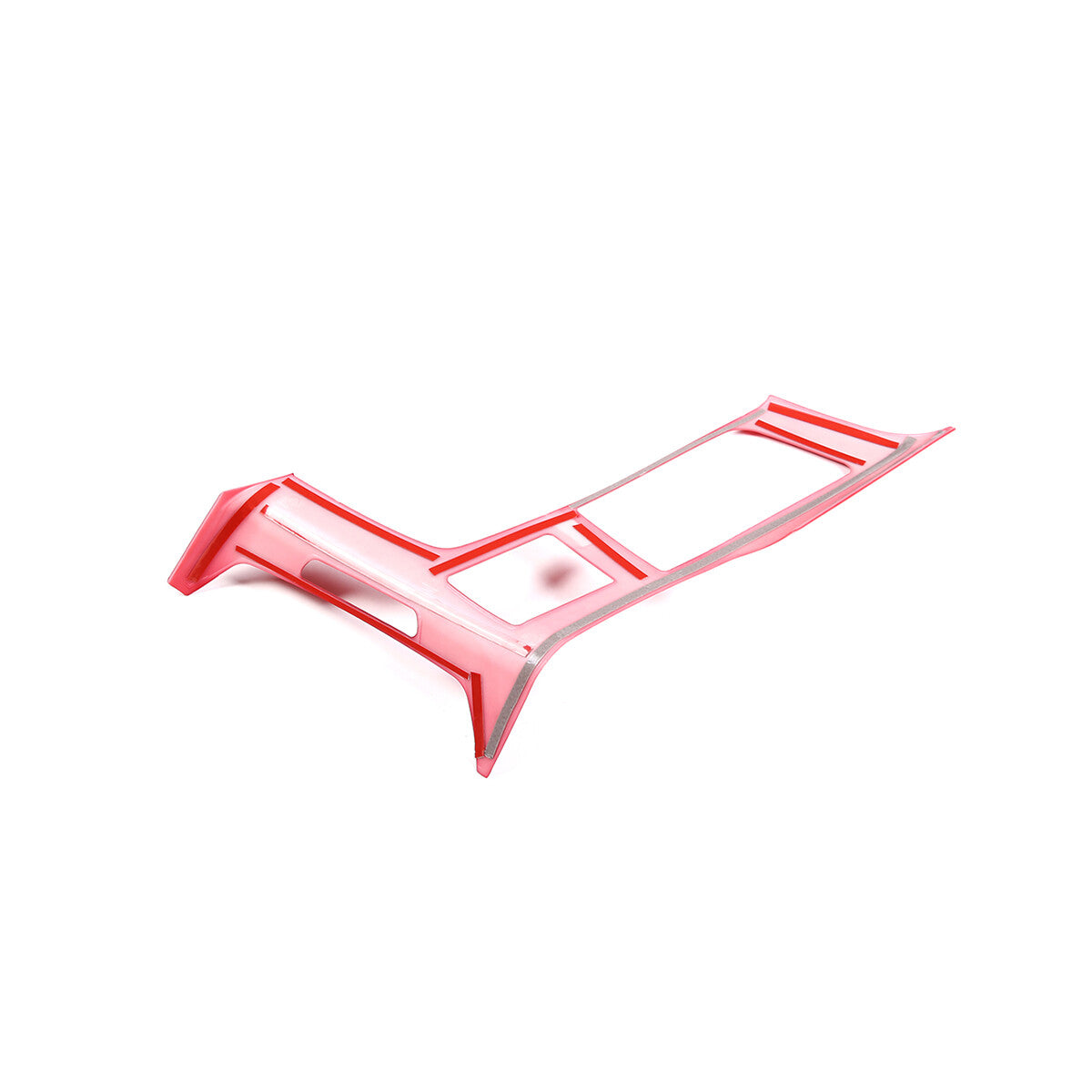 For Corvette C7 2014-19 ABS Red LHD Interior Gear Shift Box Panel Cover Trim US 9