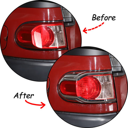 For Toyota FJ Cruiser 2007-2021 Silver ABS Rear Tail Light Lamp Strip Trim 2