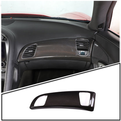 ABS Carbon Fiber Interior Center Console Panel Trim Set For Corvette C7 2014-19 - Variants 1-5 21